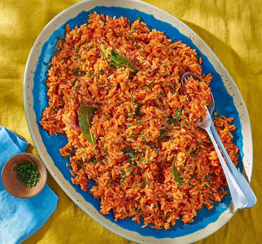 West Africa Food Classic nigerian jollof rice