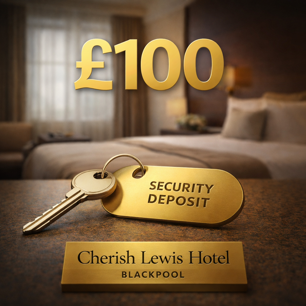 Refundable Security Deposit – Cherish Lewis Hotel Guests